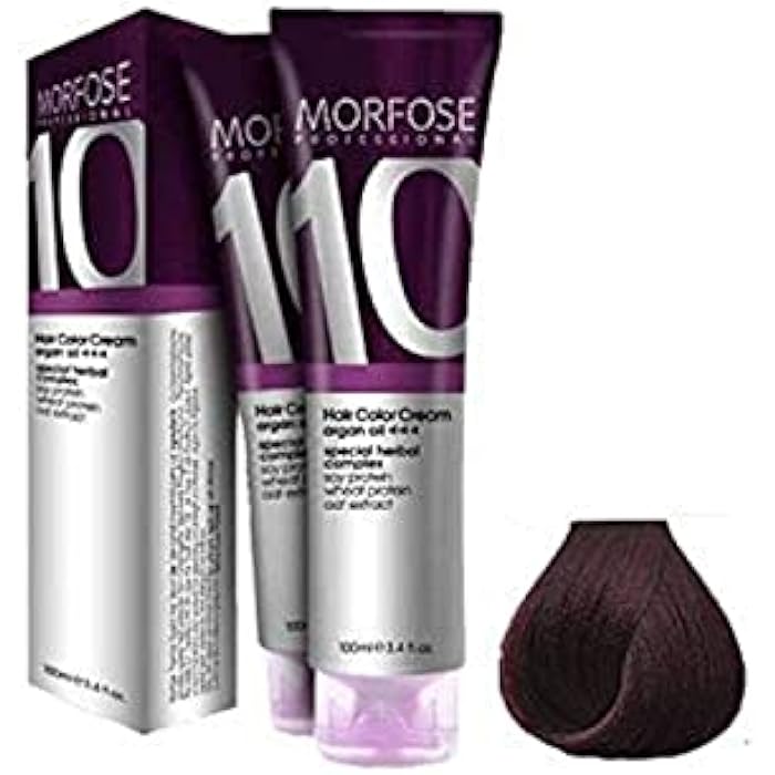 Morfose 10 professional hair colour cream 100 ml, grey - Image 1